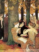 Maurice Denis The Muses in the Sacred Wood oil on canvas